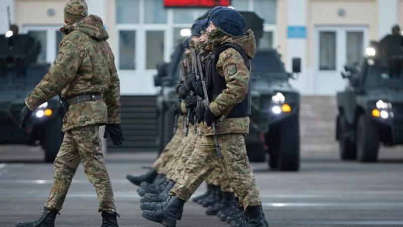 Нацгвардия Казахстана проводит активную подготовку к Параду Победы в Астане