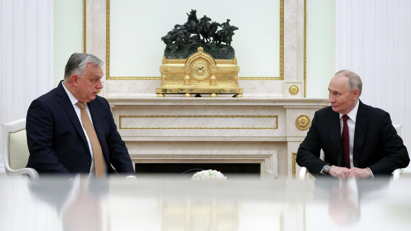 Встреча Путина и Орбана была хорошей и очень содержательной, сообщили в Кремле